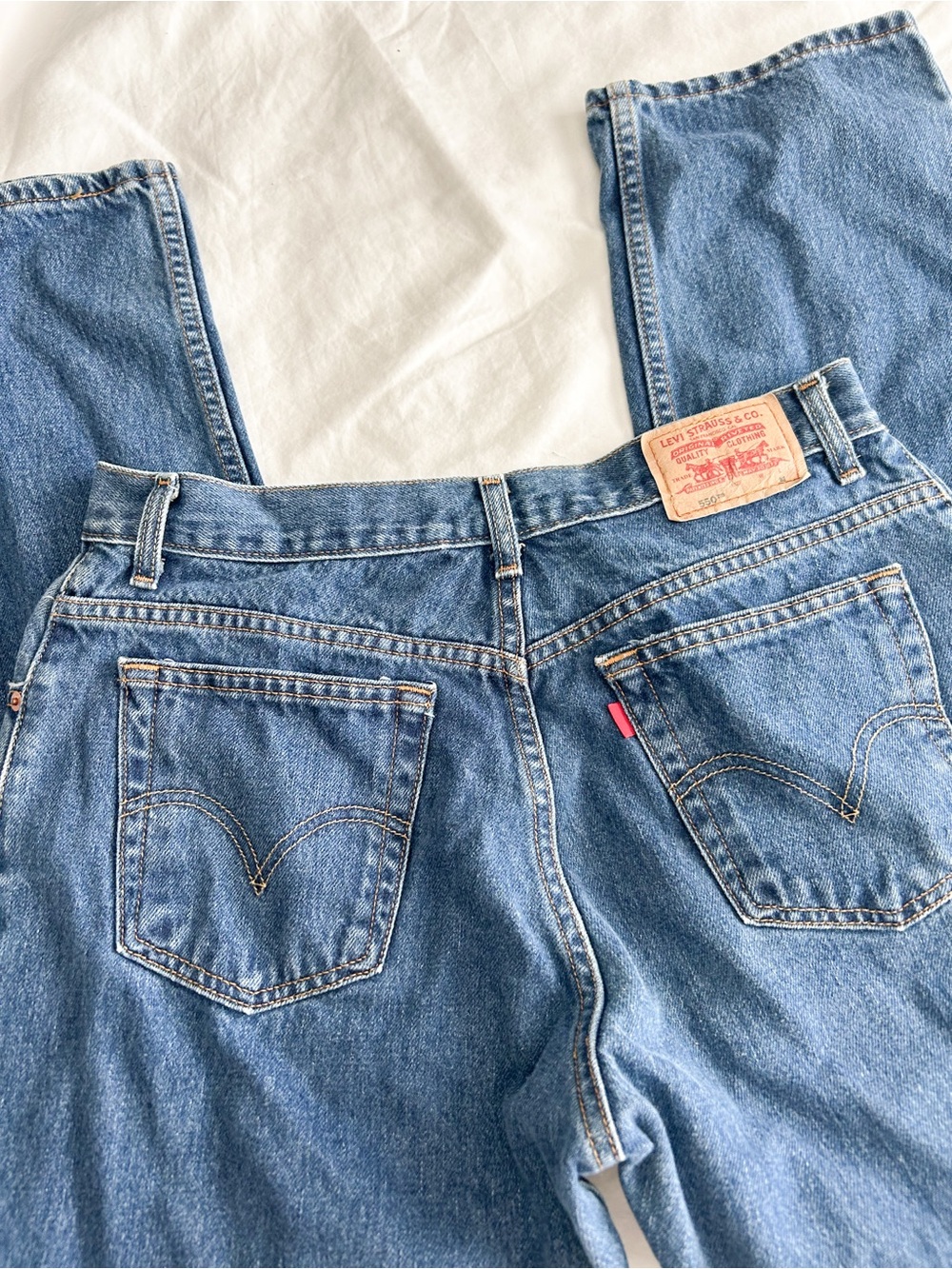 Levi's 550s Darker Wash Straight-Leg Denim Jeans